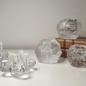 Orrefors / Kosta Boda Tealight holders, design Ann Wärff
