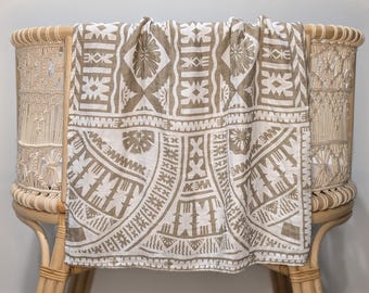 Baby Muslin Blankets, Polynesian Blankets, Māori Baby Muslin Blankets