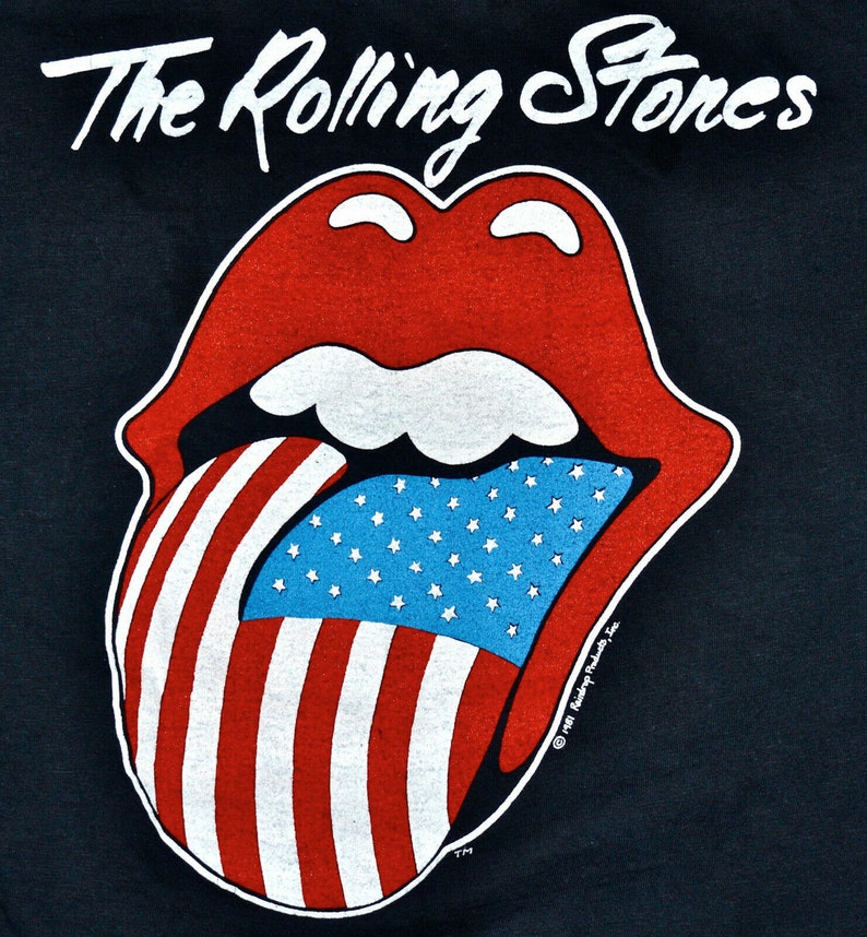 rolling stones north american tour 1981 shirt