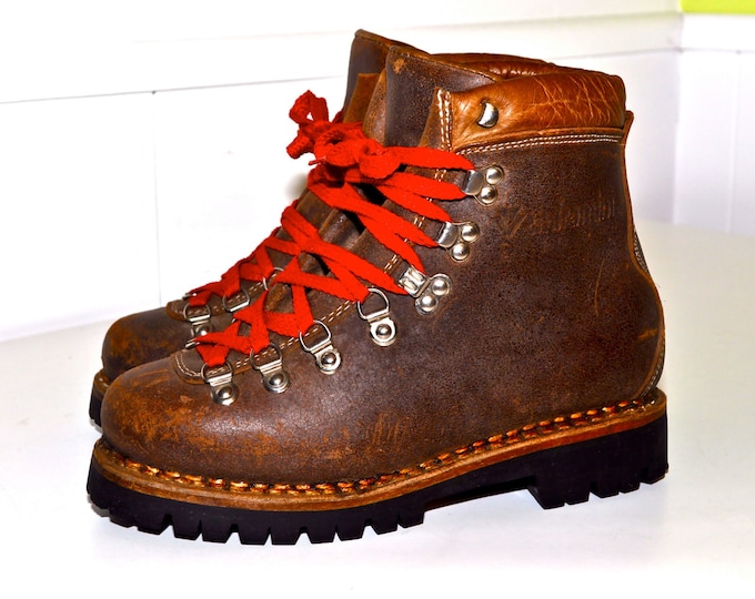 VENDRAMINI Italian Hiking Boots Vintage Alpine Mountaineering Boots