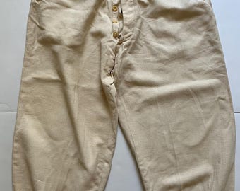 Vintage Men's Linen Golf Knickers Pants Hand Finished McFarlin Clothing Co
