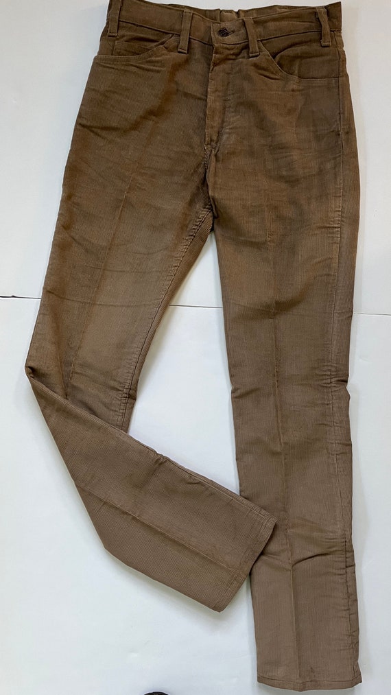 Vintage Men's 80s LEVI'S 509 Brown Cords Sz 31x34 