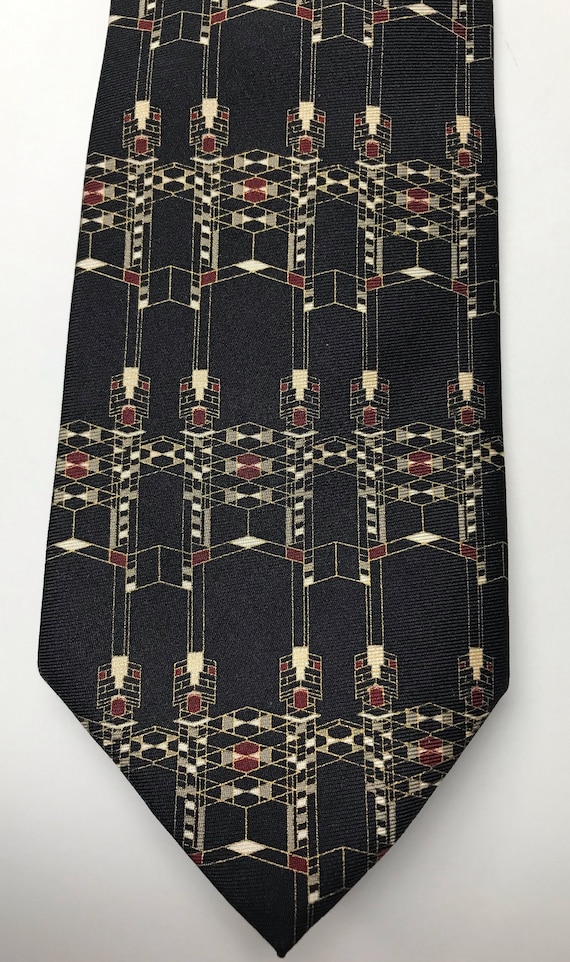 Men's Frank Lloyd Wright Collection Silk Neck Tie Abstract | Etsy