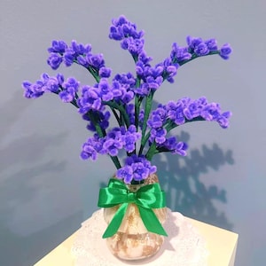 DIY Forget-Me-Not Flowers Material Kit: Pipe Cleaners & Floral Tape