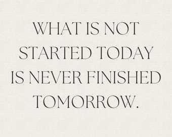 Inspirational Quote Wall Art | Digital Download