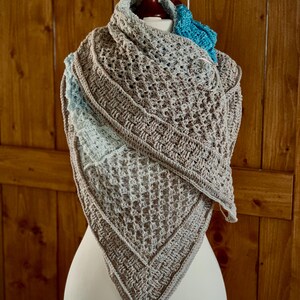 Crochet Pattern Shawl "capo Bianco" From the Küsten Kollektion - Etsy