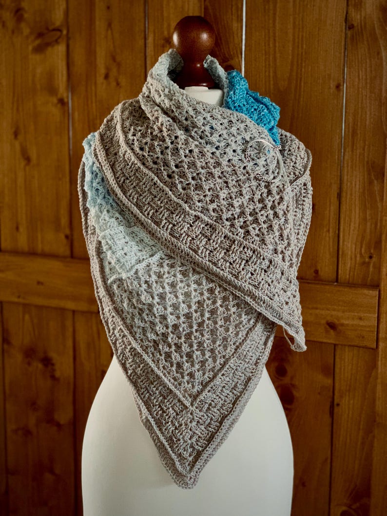 Crochet Pattern Shawl "capo Bianco" From the Küsten Kollektion - Etsy