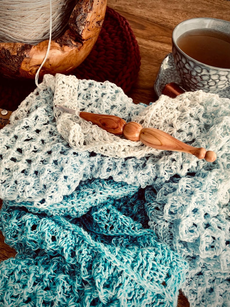 Crochet Pattern Shawl "capo Bianco" From the Küsten Kollektion - Etsy