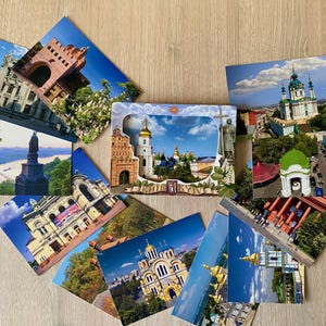 Kyiv Souvenir-Postkarten-Set, 12er-Pack atemberaubende Fotopostkarten, Sammlung von Fotopostkarten, die Kyiv zeigen, perfektes illustriertes Geschenk