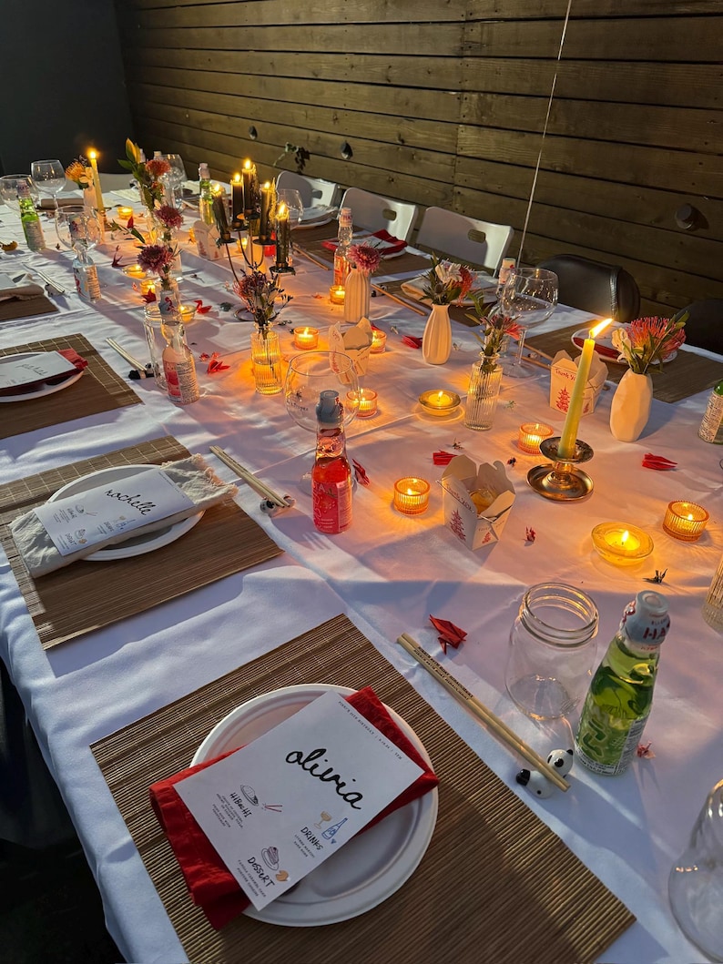 Editable Birthday Party Menus, Hibachi Party, Printable and Shareable ...