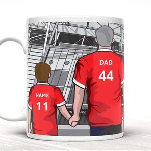 Manchester United personalised Family Mug Perfect Gift For United Lovers Birthday Christmas Valentines Mug Premier League Football Gift