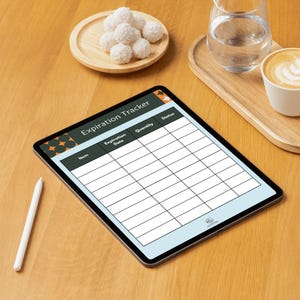 Expiration Tracker: Interactive & Printable PDF - Etsy