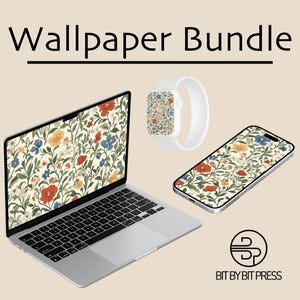 Posies Digital Wallpaper Bundle – For Laptop, Phone, and Smartwatch