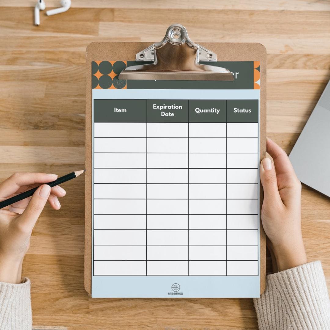 Expiration Tracker: Interactive & Printable PDF - Etsy