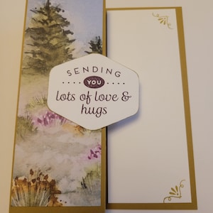 stampin up love and hugs card
