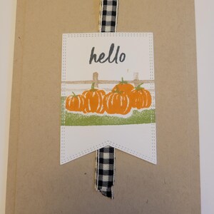 Tarjeta de saludo de otoño de Stampin Up