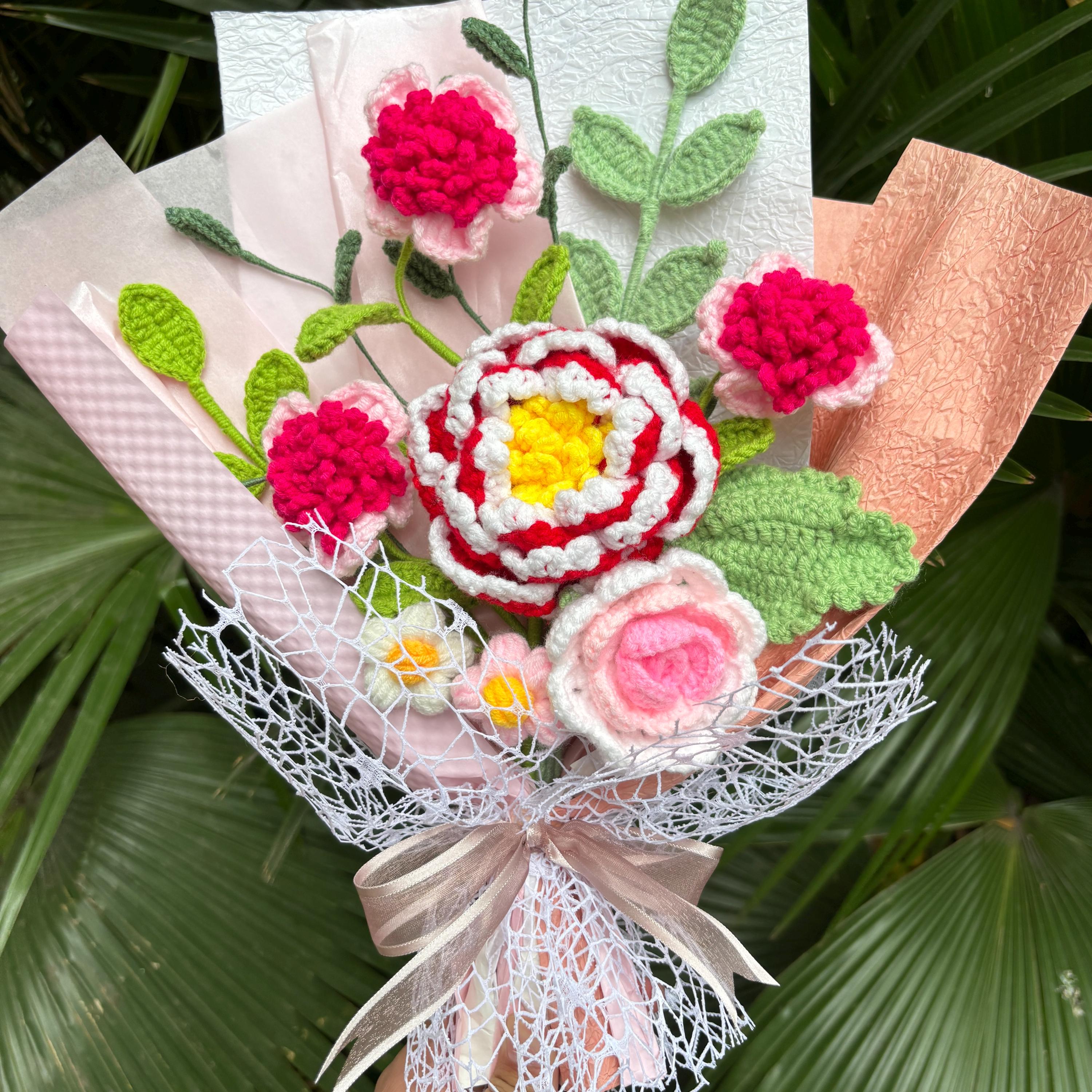 Crochet Flowers Bouquet, Mother display picture 2