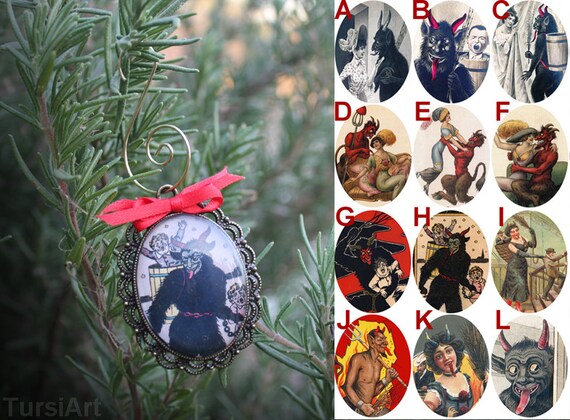 Krampus Christmas Ornament. Creepy Holiday Decor. Gruss Vom Etsy image 0 - Krampus Christmas Ornament. Creepy Holiday Decor. Gruss Vom Etsy