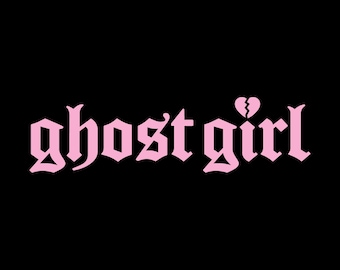 Ghost Girl Decal | Lil Peep | Gustave Ahr | Goth Boy Clique | Emo Rap decal