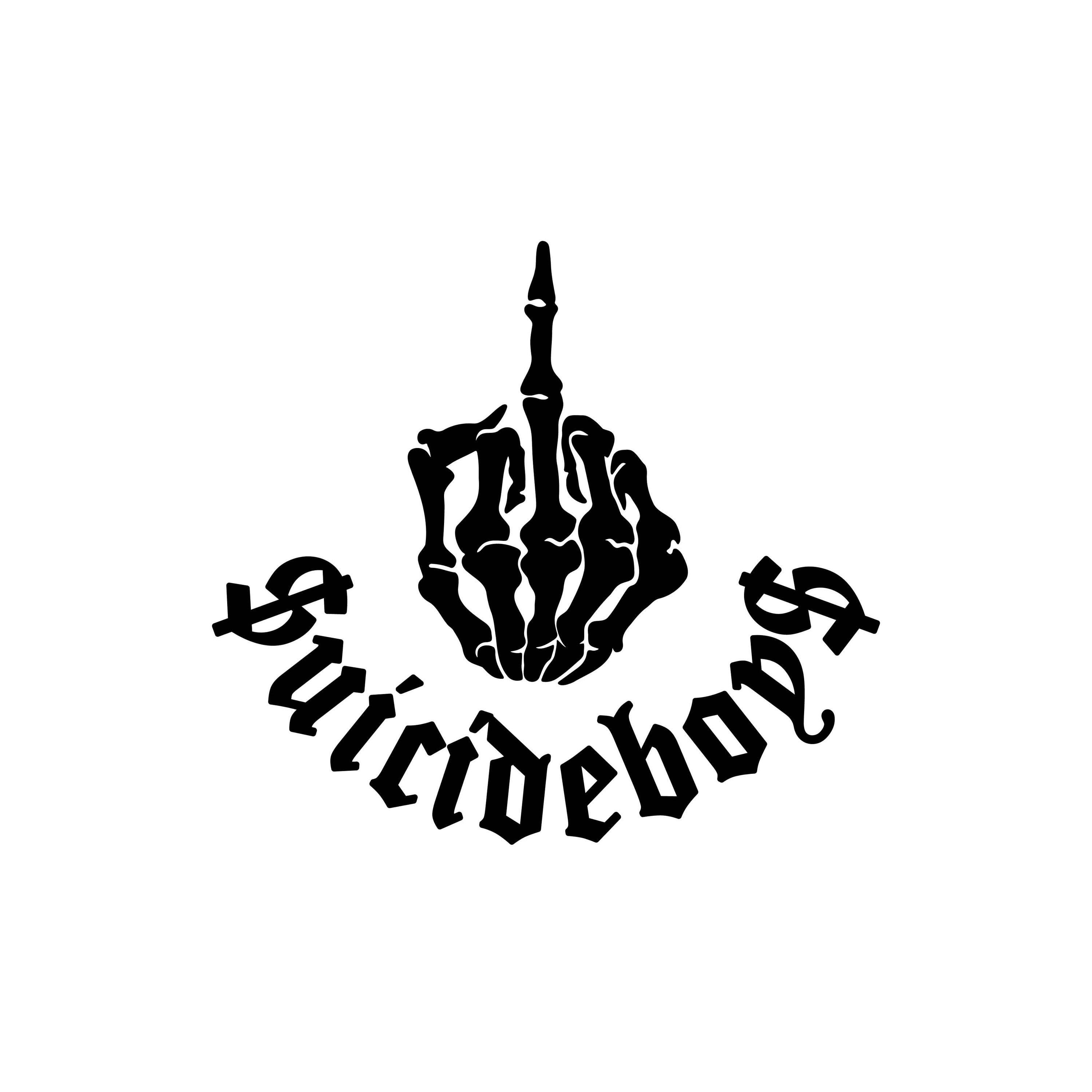 Suicideboys Die Cut Decal | G59 Decal | Grey 59 | Middle Finger