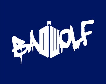 Doctor Who Bad Wolf Tardis Die Cut Decal | Whovian | indoor/outdoor decal | The Doctor | David Tennant | Time Lord | River Song | Sci-Fi