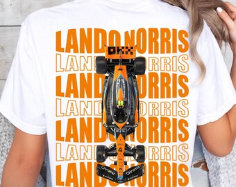 Lando Norris F1 T-Shirt: Unisex Formula One Racing Tee