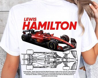 Lewis Hamilton F1-T-shirt: Formula One Racing Fan Apparel