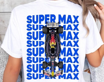 スーパーマックスF1 Tシャツ：レッドブル マックス・フェルスタッペン レーシング ファンアパレル