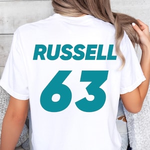 George Russell F1 T-Shirt: Formel1 Racing Fanbekleidung