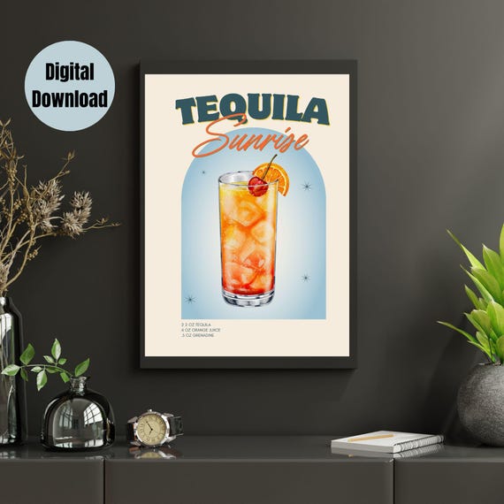 Tequila Sunrise Poster