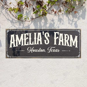 Custom Family Name Sign,Personalized Last Name Sign,Metal Wall Sign, Family Metal Name Sign, Family Metal Art
