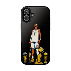 Shai Gilgeous-Alexander MVP Phone Case, Fan Accessory, OKC Thunder Gift, SGA Trophy Season, Tough Case