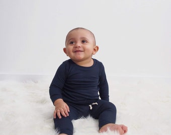 Navy lounge set, baby clothes