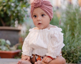 Knot turban, baby turban, baby hat