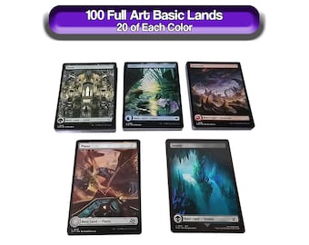 5x FOIL Full Art Basic Lands - Outlaws at Thunder Junction OTJ MTG