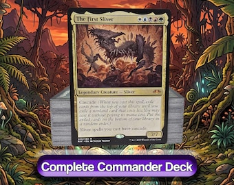 Indestructible SLIVERS!-100 Card Magic the Gathering Commander