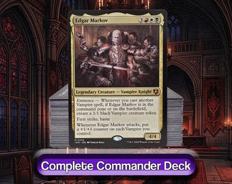 Edgar Markov-100 Card EDH Commander Deck-vampire-mythic-rare Magic