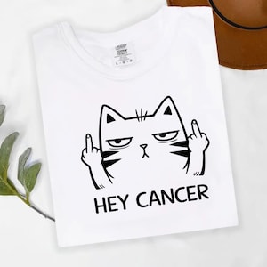 Oye, cáncer, jódete PNG, camiseta de mujer guerrera contra el cáncer, camiseta divertida contra el cáncer, regalo para pacientes con cáncer, regalo para supervivientes de cáncer, camiseta familiar contra el cáncer