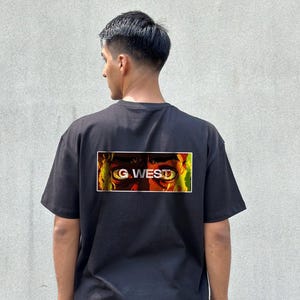 Maglietta G West Regular Fit Flame Box Logo: Gwpbast5062 - 2 colori