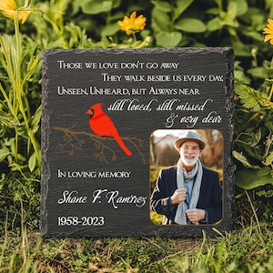 &quot;Gedenktafel mit dem Foto &quot;&quot;Outdoor Tribut&quot;&quot;, In liebevoller Erinnerung für Oma, Opa, Ehemann, Ehefrau - Sympathie Geschenkidee,&quot;