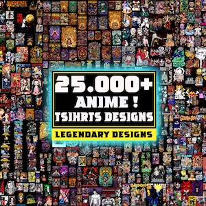 25000+, Anime Tshirt Design, Anime Dtf, Anime streetwear design, Tshirt Design, Anime png, Anime Bundle, Digital tshirt, Anime girls, Anime