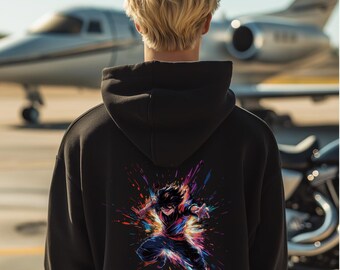 Rebel X Code "Explosive Warrior" Black Hoodie