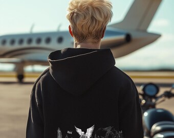 Rebel X Code "Skull City" Black Hoodie