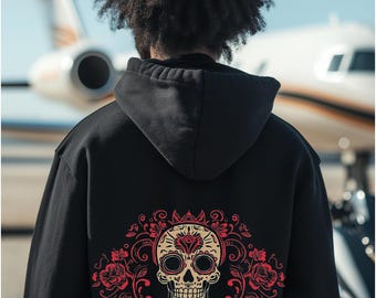 Rebel X Code "Royal Skull" Black Hoodie