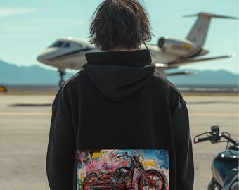 Rebel X Code "Rebel Motorcycle Club" Black Hoodie