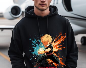 Rebel X Code "Anime Inferno" Black Hoodie