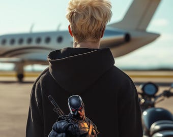 Rebel X Code "Vigilante Stance" Black Hoodie