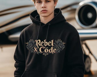 Rebel X Code "Rebellion" Black Hoodie