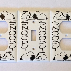Snoopy Switch plate/outlet covers