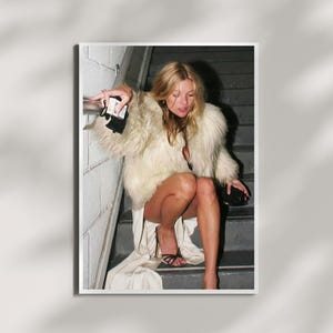Kate Moss Print, Kate Moss Poster, Fashion Print, Life is Joke Print, Fashion Poster, Fashion Wall Art Kate Moss Photography Girl Room Decor